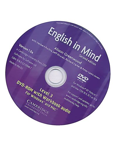 English in Mind 3: Английски език - ниво  В1 + DVD-ROM - 2