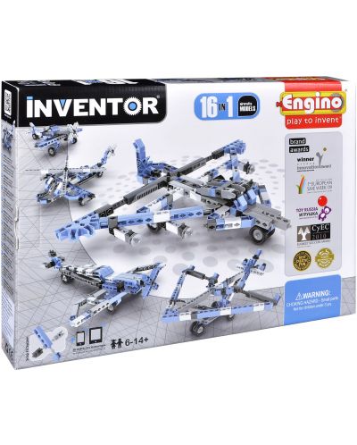 Конструктор Engino Inventor - 16 модела самолети - 1