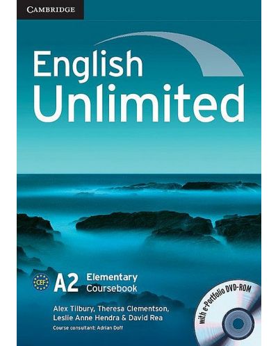English Unlimited Elementary Coursebook with e-Portfolio: Английски език - ниво A2 (учебник с DVD-ROM) - 1