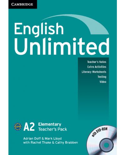 English Unlimited Elementary A and B Teacher's Pack (Teacher's Book with DVD-ROM)