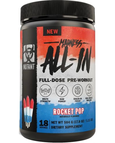 Madness All-In, rocket pop, 504 g, Mutant - 1