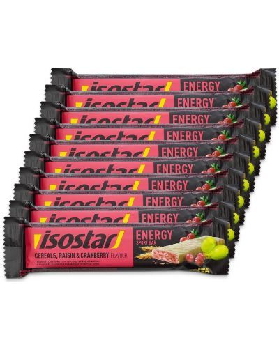 Energy Sport Bar, cranberry, 30 x 40 g, Isostar - 2