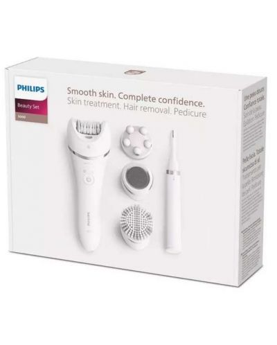 Епилатор Philips - BRE740/90, 2 степени, бял - 5