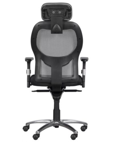 Ергономичен стол Carmen - 7520, черен/сив - 5