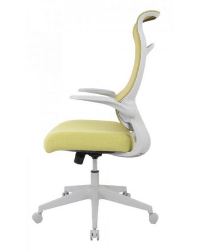 Ергономиочен стол Alexis - White, зелен - 2