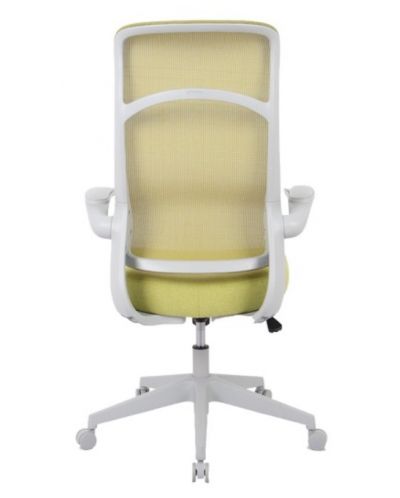 Ергономиочен стол Alexis - White, зелен - 5