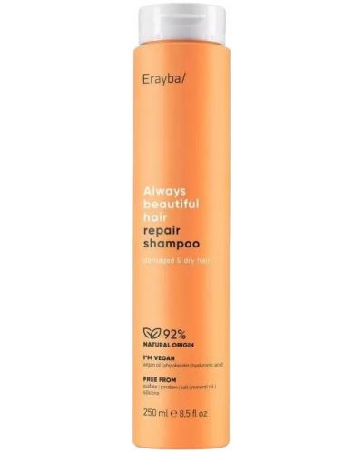 Erayba ABH Repair Възстановяващ шампоан за суха и слаба коса, 250 ml - 1