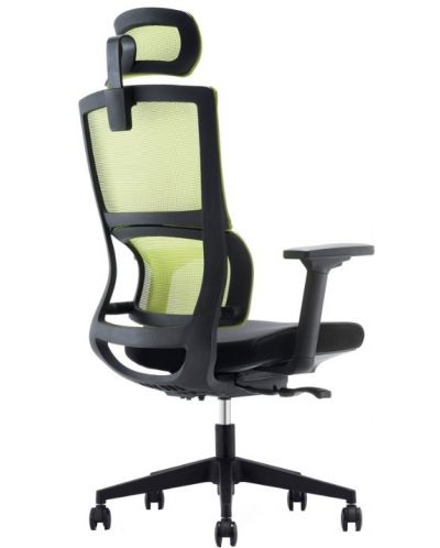Ергономичен стол RFG - Grove, черен/зелен - 4