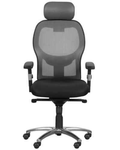 Ергономичен стол Carmen - 7520, черен/сив - 1