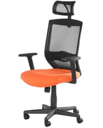 Ергономичен стол Carmen - 7518, оранжев - 3