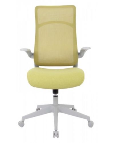 Ергономиочен стол Alexis - White, зелен - 6