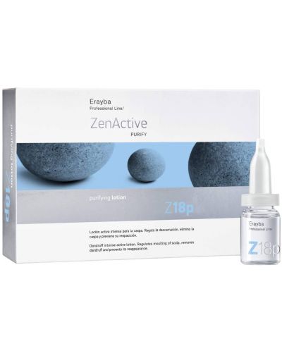 Erayba Zen Active Интензивен лосион против пърхот Z18p, 12 x 8 ml - 1