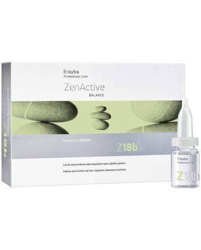 Erayba Zen Active Лосион против омазняване на скалпа Z18b, 12 x 8 ml - 1