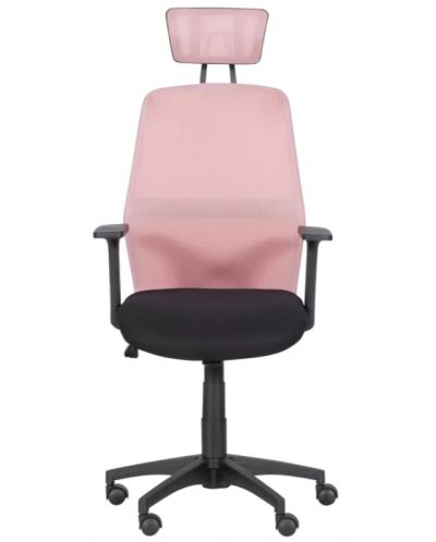 Ергономичен стол Carmen - 7535, розов/черен - 1
