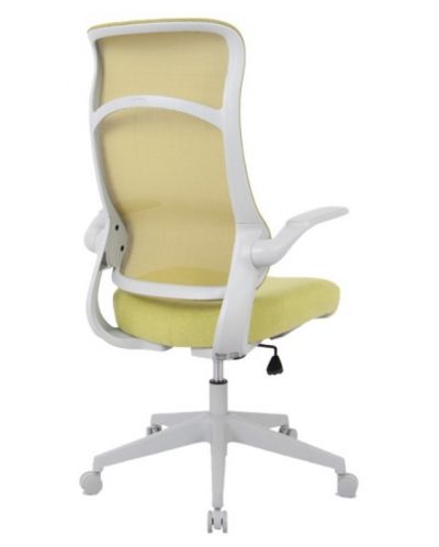 Ергономиочен стол Alexis - White, зелен - 3