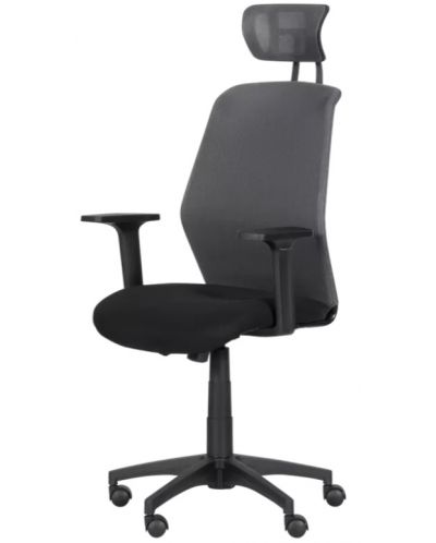 Ергономичен стол Carmen - 7535, сив/черен - 3
