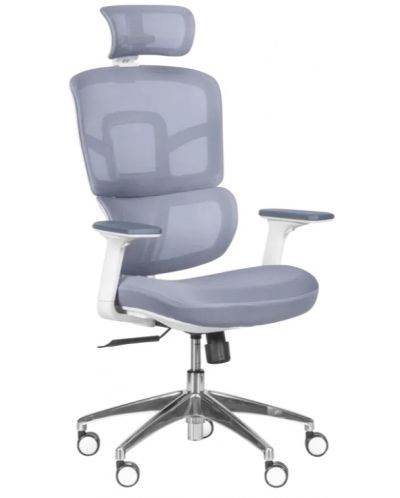 Ергономичен стол Carmen - 7579, сив - 1