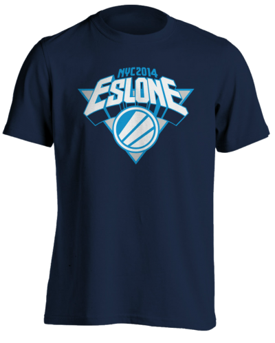 Тениска ESL One New York Eventshirt, черна, размер L - 1