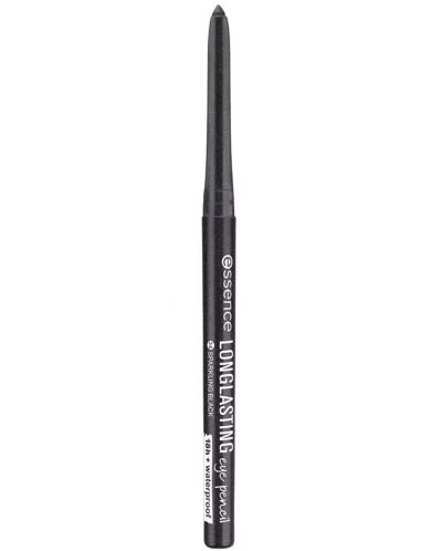Essence Дълготраен молив за очи Long-lasting, 34 Sparkling Black, 0.28 g - 1