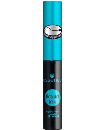 Essence Водоустойчива очна линия Liquid Ink, 01, 3 ml - 2