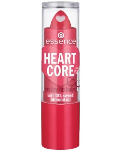 Essence Балсам за устни Heart Core, 01 Crazy Cherry, 3 g - 2
