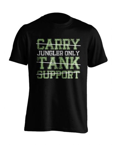 Тениска ESL - Jungler Only, черна, размер L - 1