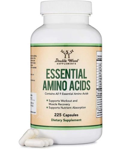 Essential Amino Acids, 225 капсули, Double Wood - 3