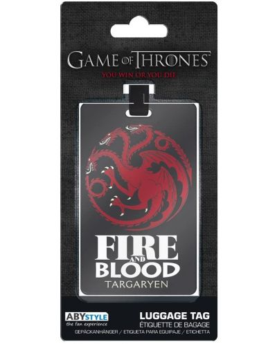 Етикет за багаж ABYstyle Television: Game of Thrones - House Targaryen - 3