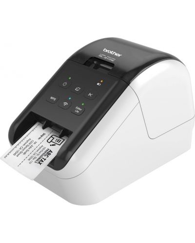 Етикетен принтер Brother - QL-810Wc, бял/черен - 2