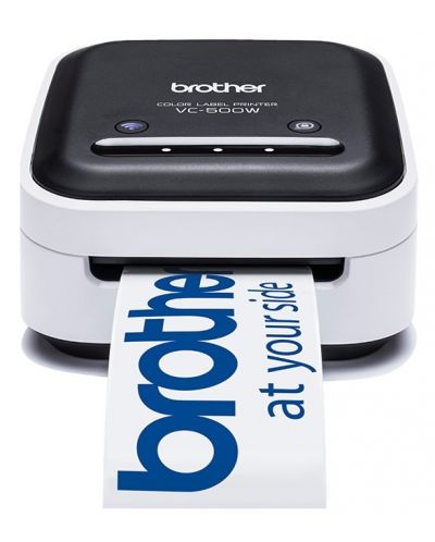 Етикетен принтер Brother - VC-500W, бял - 1