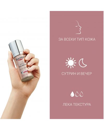 Eucerin Anti-Pigment & Sun Комплект - Серум с двойно действие и Флуид за лице, SPF50+, 30 + 50 ml - 2