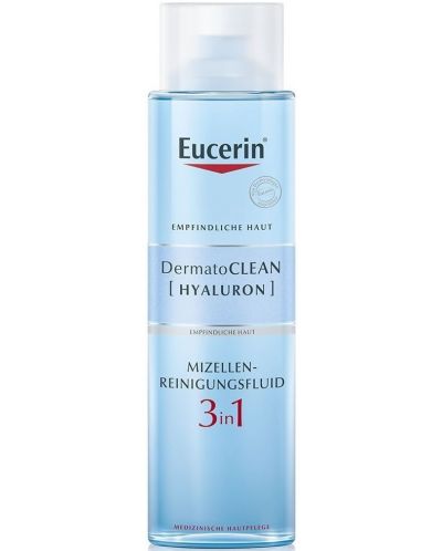 Eucerin DermatoClean Мицеларна вода 3 в 1, 200 ml - 1