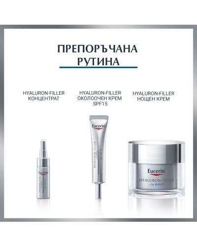 Eucerin Hyaluron-Filler Дневен крем за суха кожа, SPF15, 50 ml - 9