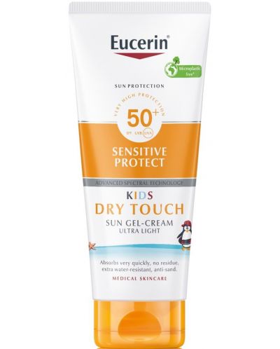 Eucerin Sun Слънцезащитен гел-крем за деца Sensitive Protect, SPF 50+, 200 ml - 1