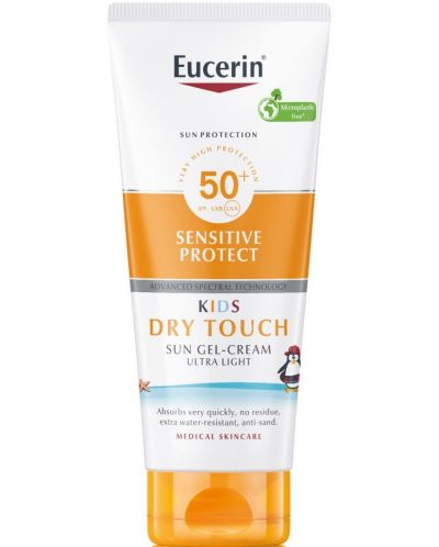 Eucerin Sun Слънцезащитен гел-крем за деца Sensitive Protect, SPF50+, 200 ml - 1