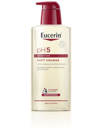 Eucerin pH5 Нежен измиващ душ-гел, 400 ml - 1