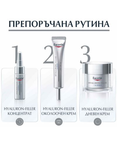 Eucerin Hyaluron-Filler Нощен крем, пълнител, 50 ml - 10