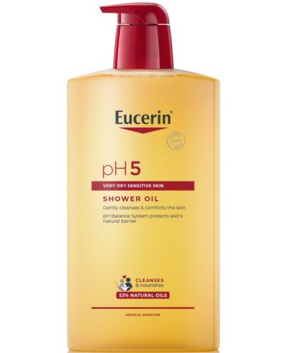 Eucerin pH5 Душ олио за тяло, 1000 ml (Лимитирано) - 1