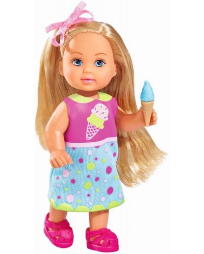 Кукла Simba Toys Evi Love - Eви, с машина за сладолед