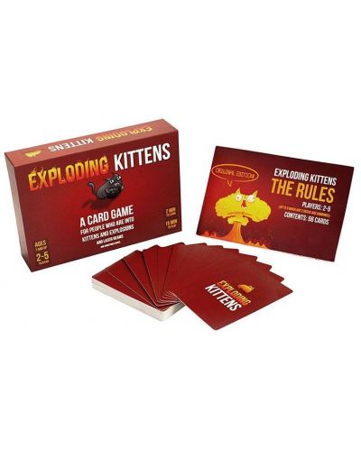 Парти настолна игра Exploding Kittens - Original Edition - 1