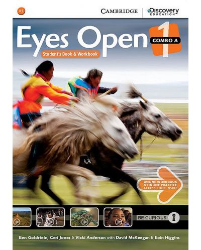 Eyes Open Level 1 Combo A with Online Workbook and Online Practice / Английски език - ниво 1: Учебник с тетрадка и онлайн материали, част 1 - 1