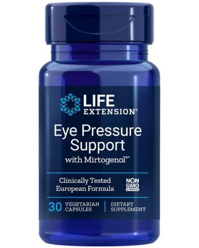 Eye Pressure Support with Mirtogenol, 30 веге капсули, Life Extension - 1