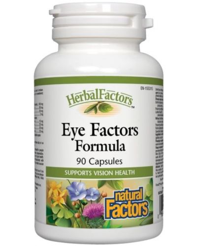 Eye Factors Formula, 260 mg, 90 капсули, Natural Factors - 1