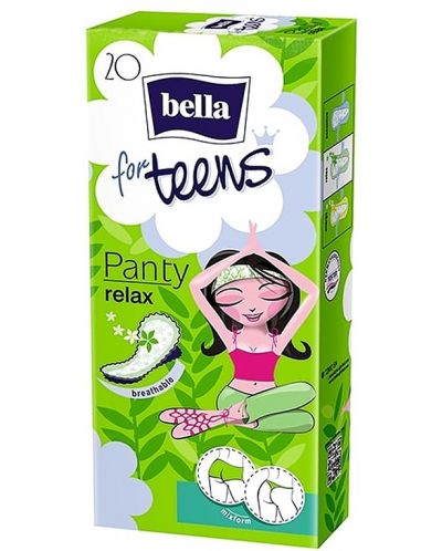 Bella For Teens Ежедневни дамски превръзки Relax, 20 броя - 1
