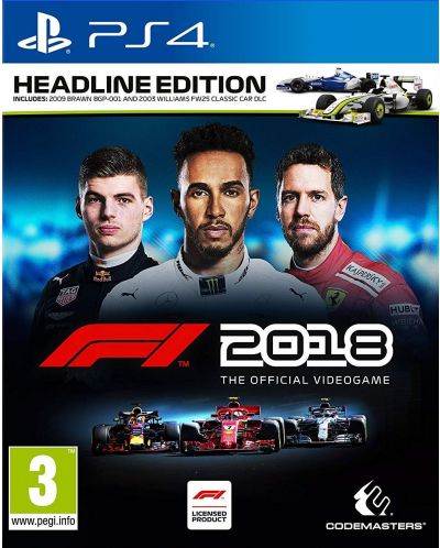 F1 2018 Headline Edition (PS4) - 1