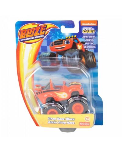 Детска играчка Fisher Price Blaze and the Monster machines - Drag Race Blaze - 1