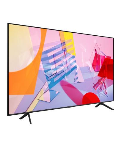 Смарт телевизор Samsung - 65Q60T, 65", 4K, QLED, черен - 3