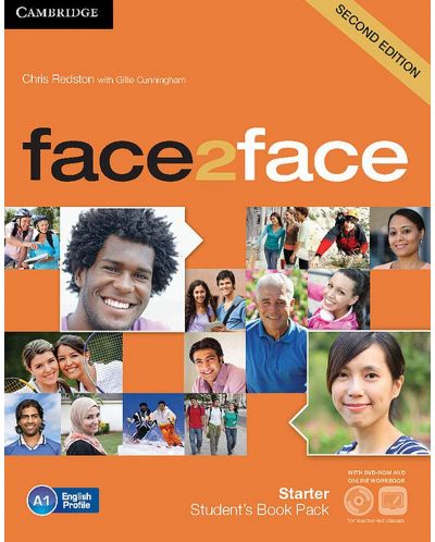 face2face Starter 2 ed. Student’s Book with Online Workbook / Английски език - ниво A1: Учебник с онлайн тетрадка и DVD - 1