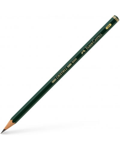 Графитен молив Faber-Castell - 9000, 2H - 1