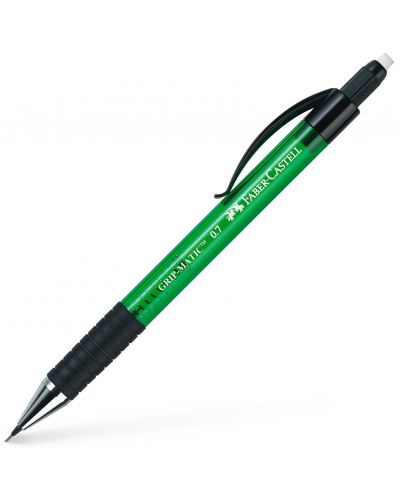 Автоматичен молив Faber-Castell - Grip Matic, 0.7 mm, зелен - 1